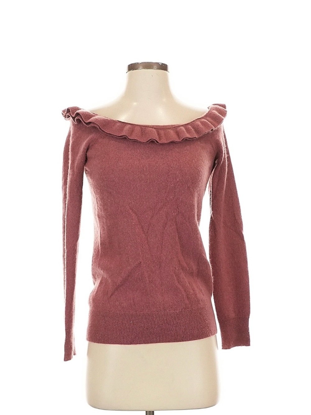 100% Italian Cashmere Dusty Rose Sweater